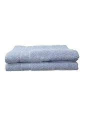 Berrak 00215 Dray 2li Banyo Havlusu Seti 90*145 Cm St00116 - Mavi - 2