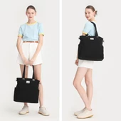 Smart Bags Exclusive Kanvas Kumaş Kadın Omuz Çantası 1309 - 5