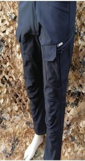 Metam Kışlık Pantolon Taktik Outdoor Softshell Siyah - 1