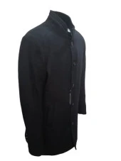 Witwork Erkek Clasic Kaşe Kaban 178 - 178 - Siyah - 56 - 2