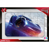 Ks Games Cars 24 Parça Frame Puzzle - 1