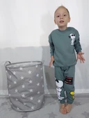 ERKEK ÇOCUK SNOOPY VE SONİC 3 İPLİK PAMUK EŞOFMAN TAKIMI - 4