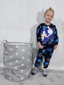 ERKEK ÇOCUK SNOOPY VE SONİC 3 İPLİK PAMUK EŞOFMAN TAKIMI - 5