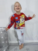 ERKEK ÇOCUK PAW PETROL BİSİKLET YAKA 3 İPLİK EŞOFMAN TAKIMI - 4