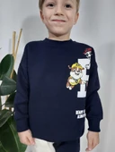 ERKEK ÇOCUK PAW PETROL BİSİKLET YAKA 3 İPLİK EŞOFMAN TAKIMI - 3