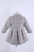 Babyhola Kız Bebek Çocuk Astarlı Ekose Kaban Kışlık 13466 - 5