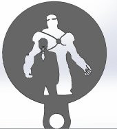 Kahve Şablonu - Tony Stark, Ironman Plastik Aparat - 1