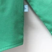 Unisex Çocuk Cepli Yeşil Gömlek thumbnail 4