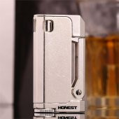 Retro Benzinli Bcz474 Muhtar Çakmağı Otantik Gümüş - 2