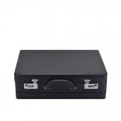 Bond Tipi Çanta Şifreli Körüklü Evrak Çantası Siyah 18 Litre - 2