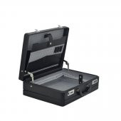 Bond Tipi Çanta Şifreli Körüklü Evrak Çantası Siyah 18 Litre - 4