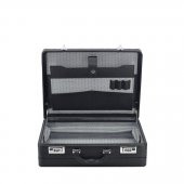 Bond Tipi Çanta Şifreli Körüklü Evrak Çantası Siyah 18 Litre - 5