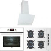 Teka - Chef 8 Ankastre Set - (Hak 627 Wh Fırın + Gbc 64002 Wh Ocak + Tvt 60.1 Davlumbaz) - Beyaz - 64000468 - 1