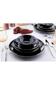 Bambum Naz 24 Parça Yemek Takımı - Siyah - 3