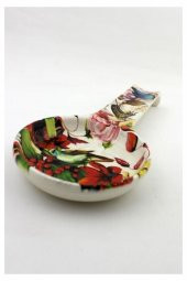 Sele Home Yns Collection Tezgah Üstü Dijital Baskı Seramik Kaşıklık - 1