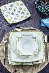 Bambum Noble - 24 Parça Porselen Yemek Takımı Flake - 1