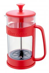 Taşev Herb - French Press 400ml Kırmızı - 1