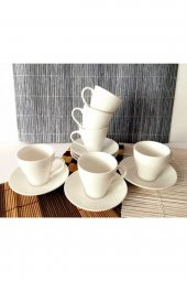 Lüx Porselen Türk Kahve Fincan Takımı 6,lı Set - 1