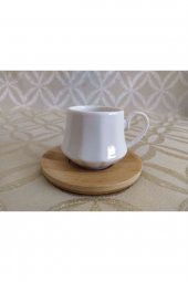Çiftçiler Porselen Bambu Altlıklı Fincan Takımı - 3