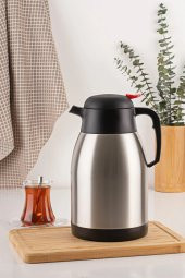 PNG-1250 Inox 2.5 Litre Çift Kat Çelik Çay Termosu - 1