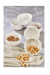 Ckr4008 Porselen Çizgili Kase 10 Cm 6 Lı - 1