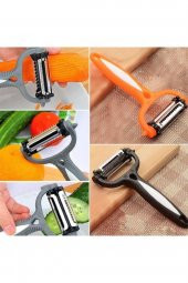 3 Başlıklı Jülyen Soyacak Paslanmaz Çelik Sebze Meyve Soyacağ - 2