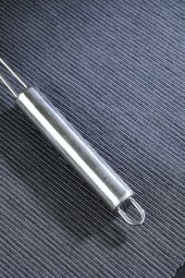 Profesyonel Paslanmaz Çelik Telli Kevgir Büyük Boy 18 Cm Lüx Paslanmaz Yağ Kevgiri Süzgeç - 2