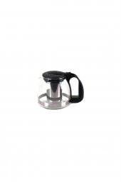 EminHome Süzgeçli Cam Demlik Plastik Kulplu 1250 Ml - 1