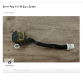 Sony Pcg 4V1M Şarj Soketi - 1