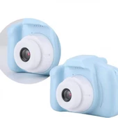 Coofbe 1080P Çocuk Fotoğraf Makinası Video Çekim Makinası Oyunlu 8GB Hafıza Kartlı Çocuklar İçin Dijital Kamera - 2