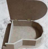 Hobi ADN 90274 Dekoratif Piyano Kutu Ayaklı Ahşap MDF HAM CNC Kesim MODEL El Yapı - 1