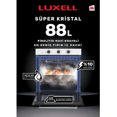 Luxell 88 Lt Süper Kristal Beyaz Ankastre Set A68-SF3/OC88/ DA88 - 2