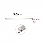 Eltos Allen Alyan Anahtar 2.5 mm Altıgen Vida Somun Sıkma Sökme ECA0025 - 2