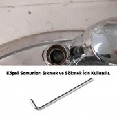 Eltos Allen Alyan Anahtar 2.5 mm Altıgen Vida Somun Sıkma Sökme ECA0025 - 3