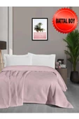 Waflle Desenli Pike Battaniye %100 Pamuk Kalın İplik Yumuşak Battal Boy 240 x 260 - 3