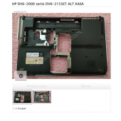 HP DV6-2000 serisi DV6-2155ET ALT KASA thumbnail 1