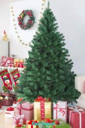 Süsleme Seti Yılbaşı Çam Ağacı Renkli Işığı Ve Yeni Yıl Süsleri Noel Paketi 180 Cm 400 Dal - 7