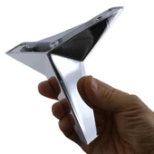 Kale Lüks Mobilya Kanepe Sehpa Tv Ünitesi Koltuk Ayağı 15 Cm Krom Renk Baza Ayakları thumbnail 6