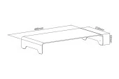 DIGITUS DA-90369 ALÜMİNYUM MONİTÖR YÜKSELTİCİ - 9