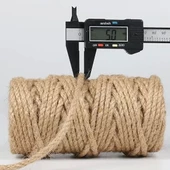 Jütburada Jüt Halat 5 mm 10 Metre Hasır Dekor Süsleme İp - 3