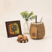 Jütburada Jüt Halat 4 mm 10 Metre Hasır Dekor Süsleme İp - 8