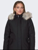ONLY Bayan Uzun Mont Kapüşonlu Parka 15300633 - 4