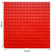 LegoDuploUyumlu Büyük Zemin Kırmızı - 2