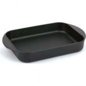 Sürel 23x31 Döküm Derin Tepsi Siyah - 1