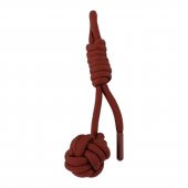 Pet Comfort İpli Kedi Oyuncağı, 100 Pamuk, Bordo 15cm - 1