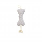 Pet Comfort İpli Peluş Kemik Gri 30cm - 1