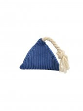 Pet Comfort İpli Prizma Köpek Oyuncağı Mavi 12x25cm - 1