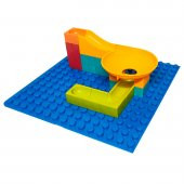 LegoDuploUyumlu Büyük Zemin Mavi - 3