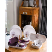 Keramika Takım Kahvaltı Mor Hindiba 26 Parça 12 Kişilik - 1
