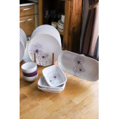 Keramika Takım Kahvaltı Mor Hindiba 26 Parça 12 Kişilik - 4